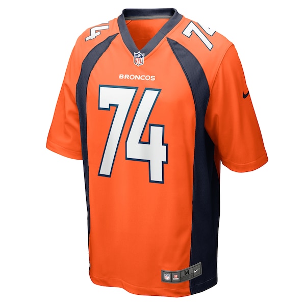 Ben Powers Denver Broncos Nike Game Player Jersey - Orange - Image 2