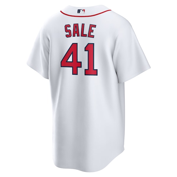 Chris Sale Boston Red Sox Nike Home Replica Player Name Jersey - White - Image 3