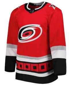Alternative view of Carolina Hurricanes adidas 2022-23 25th Anniversary Primegreen Authentic Jersey - Red