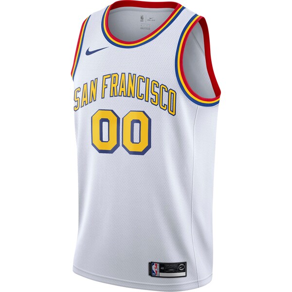 Golden State Warriors Nike Unisex 2019/20 Custom Swingman Jersey - White - Classic Edition - Image 2