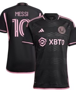 Lionel Messi Inter Miami CF adidas 2024 La Noche Authentic Jersey - Black
