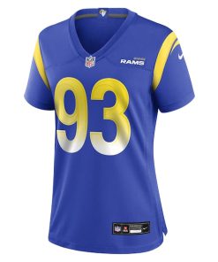 Alternative view of Jack Heflin Los Angeles Rams Nike Women's Team Game Jersey -  Royal