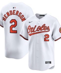 Gunnar Henderson Baltimore Orioles Nike Home Limited Player Jersey - White
