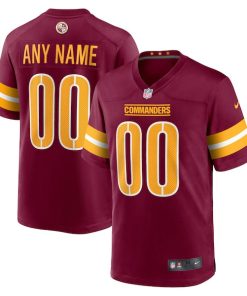 Washington Commanders Nike Game Custom Player Jersey - Burgundy