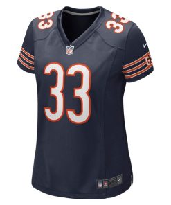 Alternative view of Jaylon Johnson Chicago Bears Nike Women's Game Jersey - Navy