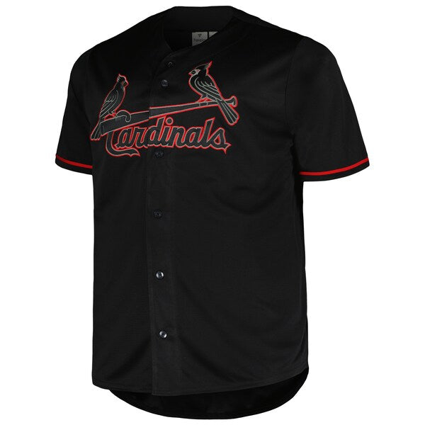 St. Louis Cardinals Profile Big & Tall Blackout Replica Jersey - Image 2