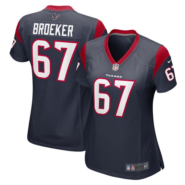 Nick Broeker Houston Texans Nike Women's Team Game Jersey - Navy