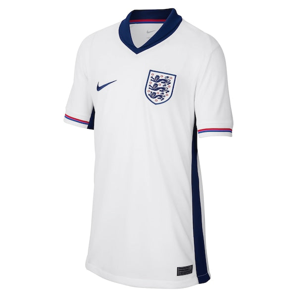 England National Team Nike Youth 2024 Home Replica Blank Jersey - White - Image 3