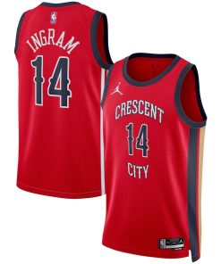 Brandon Ingram New Orleans Pelicans Jordan Brand Unisex Swingman Jersey - Statement Edition - Red