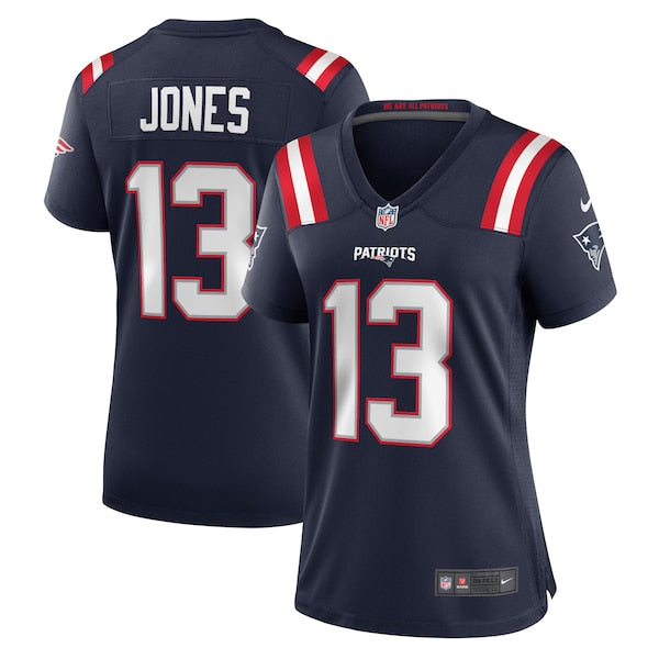 Jack Jones New England Patriots Nike Women's Game Player Jersey - Navy/White - Image 2