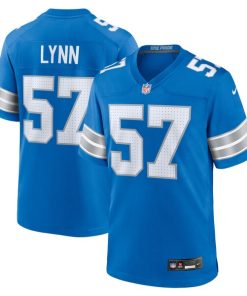 Nate Lynn Detroit Lions Nike Game Jersey -  Blue
