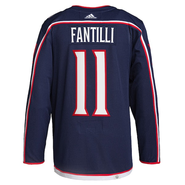 Adam Fantilli Columbus Blue Jackets adidas Home Primegreen Authentic Pro Player Jersey - Navy - Image 3