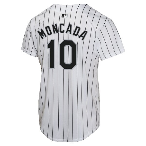 Yoan Moncada Chicago White Sox Nike Youth Home Game Player Jersey - White - Image 3