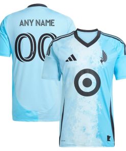 Minnesota United FC adidas 2025 CONVERGENCE Replica Custom Jersey - Blue