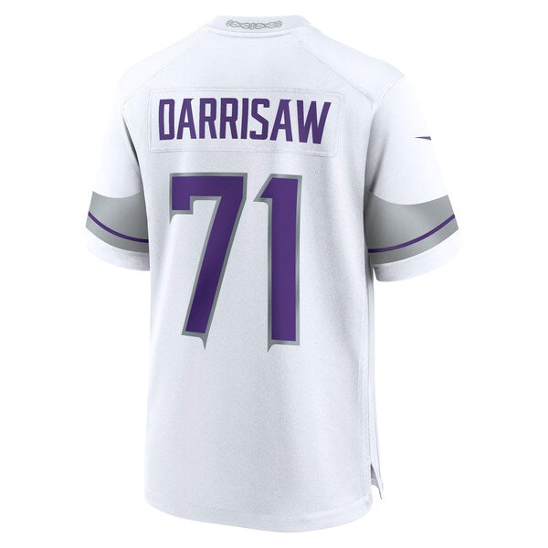 Christian Darrisaw Minnesota Vikings Nike Alternate Game Jersey - White - Image 3