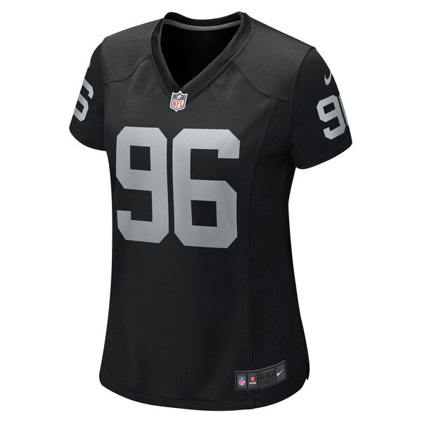 Isaac Rochell Las Vegas Raiders Nike Women's Team Game Jersey - Black - Image 2