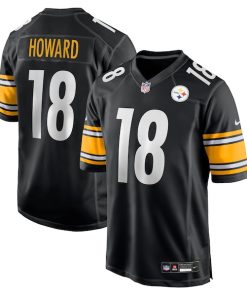 Will Howard Pittsburgh Steelers Nike Team Game Jersey -  Black