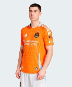 Alternative view of Houston Dynamo FC adidas 2025 Season 20 Authentic Jersey - Orange