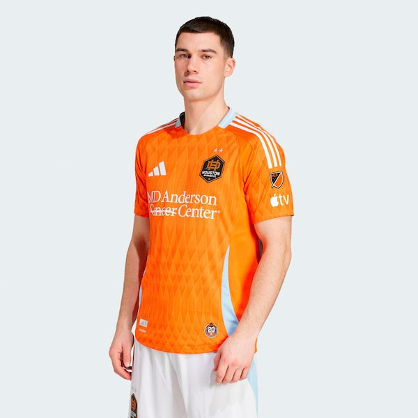 Houston Dynamo FC adidas 2025 Season 20 Authentic Jersey - Orange - Image 2