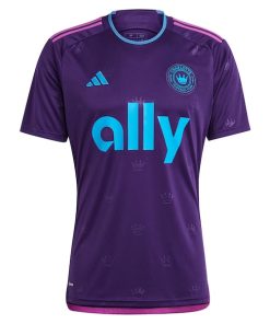 Alternative view of Charlotte FC adidas 2023 Crown Jewel Kit Replica Custom Jersey - Purple