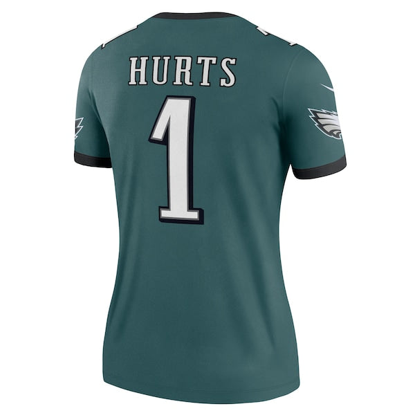 Jalen Hurts Philadelphia Eagles Nike Women's Legend Jersey - Midnight Green - Image 3