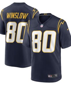 Alternative view of Kellen Winslow Los Angeles Chargers Nike Retired Player Jersey - Navy