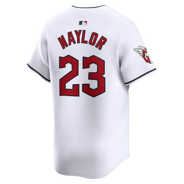 Bo Naylor Cleveland Guardians Nike Home Limited Player Jersey - White - Image 3