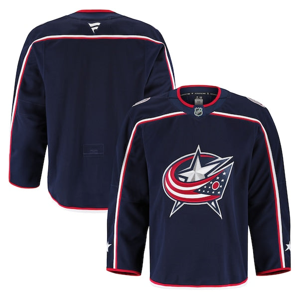 Columbus Blue Jackets Home Authentic Pro Jersey - Navy - Image 2