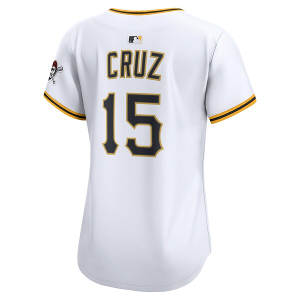 Oneil Cruz Pittsburgh Pirates Nike Women's Home Limited Player Jersey - White - Image 3
