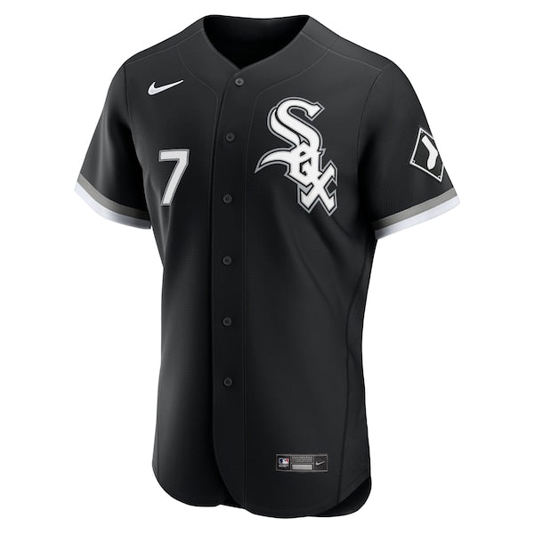 Tim Anderson Chicago White Sox Nike Alternate Authentic Player Jersey - Black - Image 2