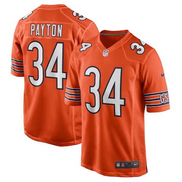 Walter Payton Chicago Bears Nike Retired Player Jersey - Orange/Navy/White - Image 3