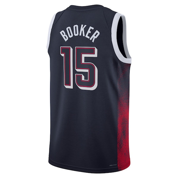 Devin Booker Men's USA Basketball Nike Unisex 2024 Swingman Player Jersey - Navy - Image 3