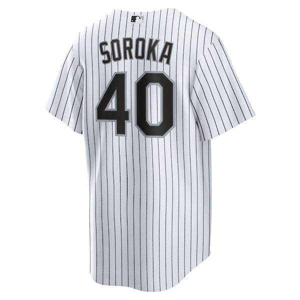 Michael Soroka Chicago White Sox Nike Home Replica Jersey - White - Image 3