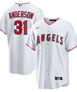 Tyler Anderson Los Angeles Angels Nike Home Replica Jersey - White