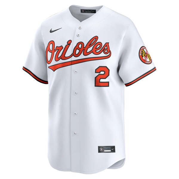 Gunnar Henderson Baltimore Orioles Nike Limited Player Jersey - White/Gray - Image 3