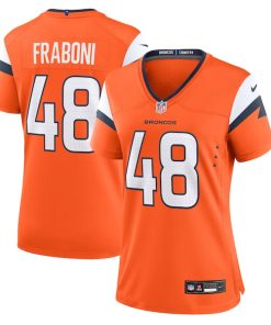 Mitchell Fraboni Denver Broncos Nike Women's Team Game Jersey -  Orange