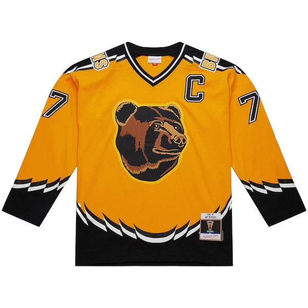 Ray Bourque Boston Bruins Big & Tall 1996-97 Blue Line 2.0 Jersey - Gold - Image 2