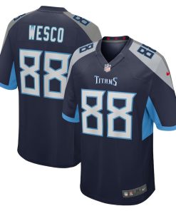 Trevon Wesco Tennessee Titans Nike Game Player Jersey - Navy