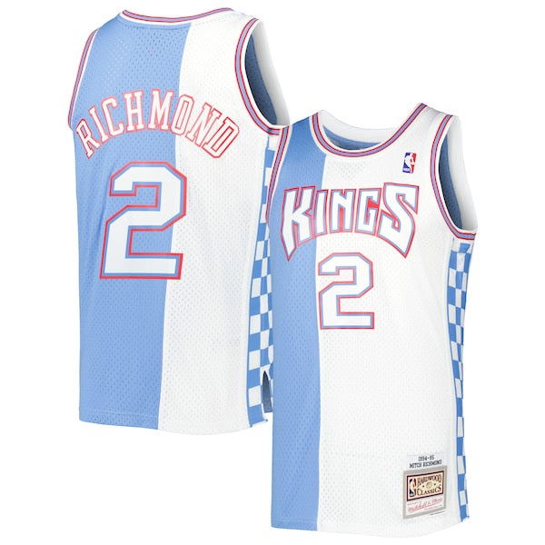 Mitch Richmond Sacramento Kings 1994-95 Hardwood Classics Reload 3.0 Swingman Jersey - White