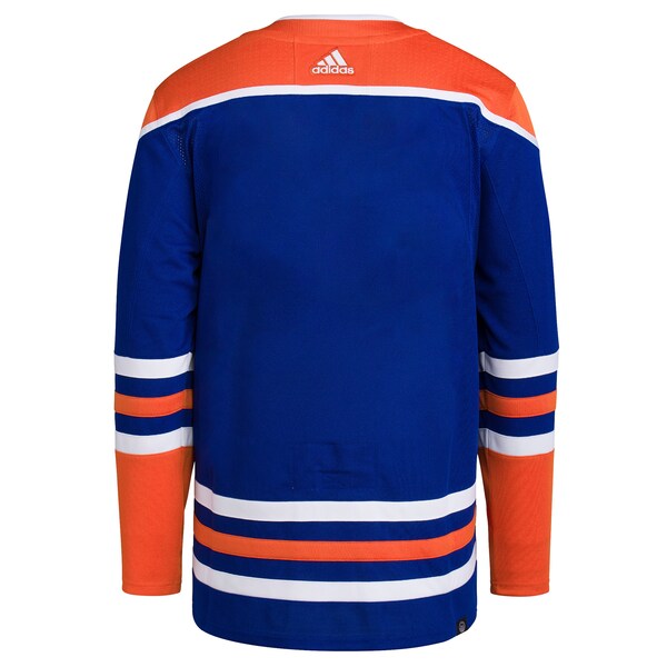 Edmonton Oilers adidas Home Primegreen Authentic Blank Jersey - Royal - Image 3