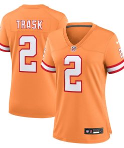 Kyle Trask Tampa Bay Buccaneers Nike Women's Throwback Game Jersey - Orange