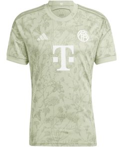 Alternative view of Alphonso Davies Bayern Munich adidas 2023/24 Oktoberfest Replica Player Jersey - Green