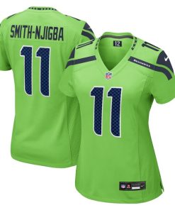 Jaxon Smith-Njigba Seattle Seahawks Nike Women's  Game Jersey - Neon Green