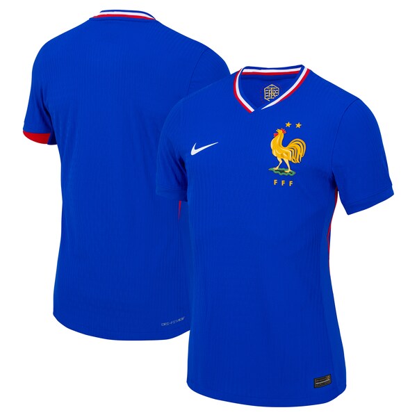 France National Team Nike 2024 Home Authentic Blank Jersey - Blue - Image 2