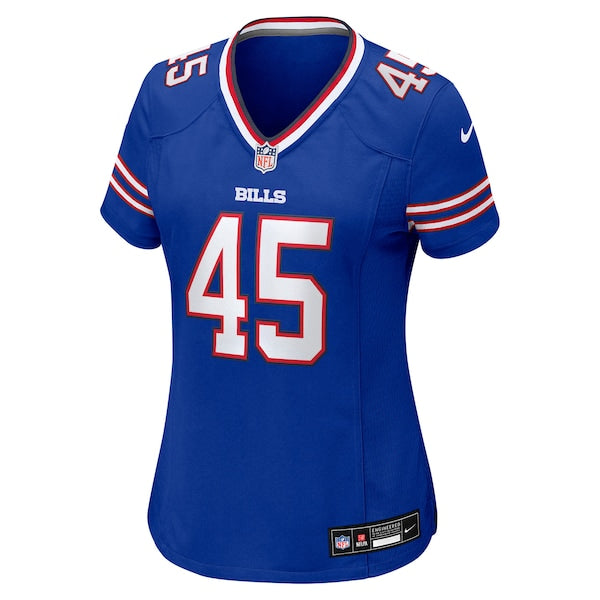 Shaq Thompson Buffalo Bills Nike Women's Team Game Jersey - Royal - Image 2
