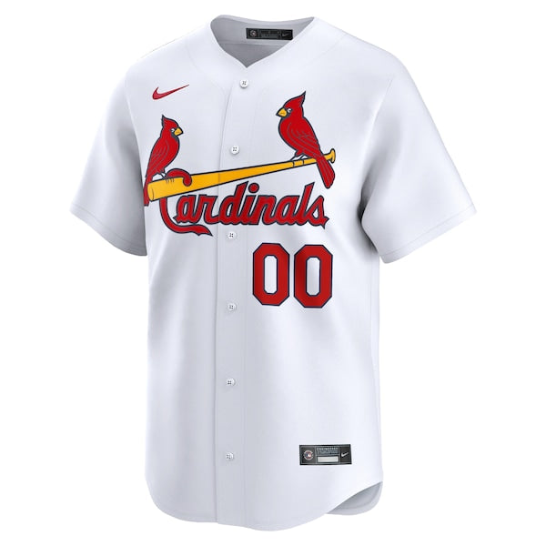 St. Louis Cardinals Nike Home Limited Custom Jersey - White - Image 2