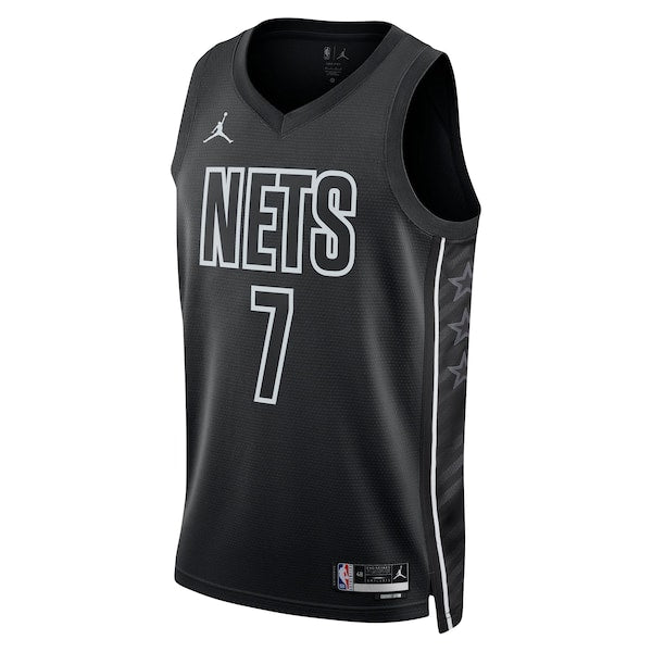 Kevin Durant Brooklyn Nets Jordan Brand Unisex Swingman Jersey - Statement Edition - Black - Image 2