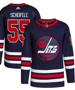 Mark Scheifele Winnipeg Jets adidas Alternate Primegreen Authentic Player Jersey - Navy