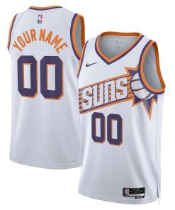 Phoenix Suns Nike Unisex Swingman Custom Jersey - White - Association Edition