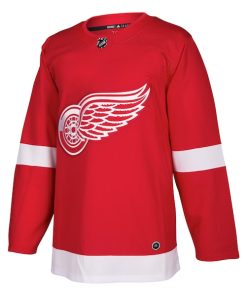 Alternative view of Detroit Red Wings adidas Home Authentic Blank Jersey - Red